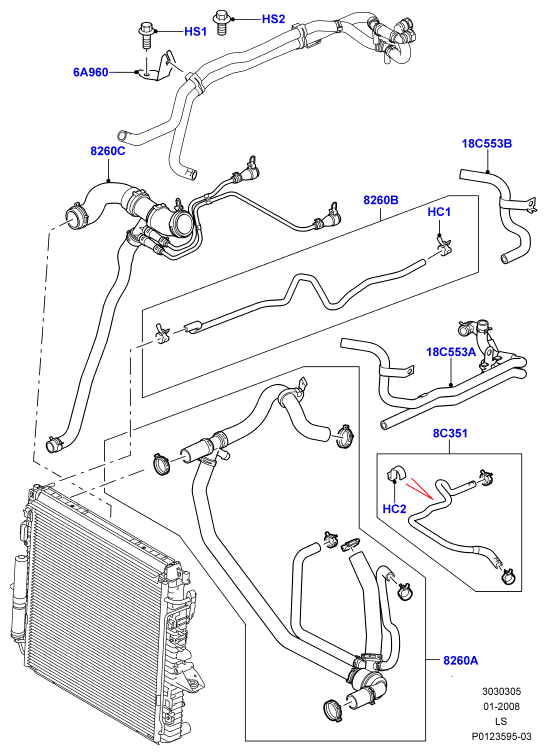 2008 Ford Explorer Thermostat